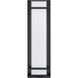 None LED 20 inch Powder Coated Black Outdoor Wall Sconce